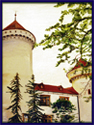 Фрагмент замка «Кнопиште». Чехия. Холст, масло (20х30)